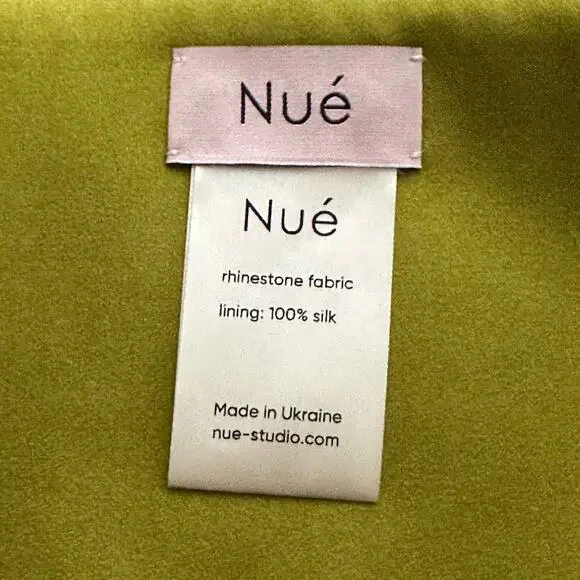 Nue Studio Charlotte Crystal Top Lime Green - Picture 8 of 9